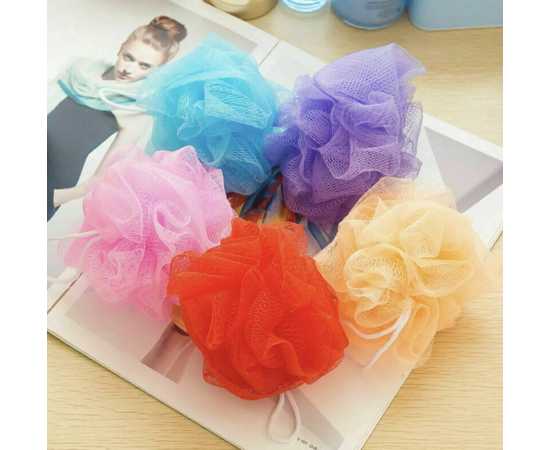 Bath Shower Net Scrunchie - 1 Piece