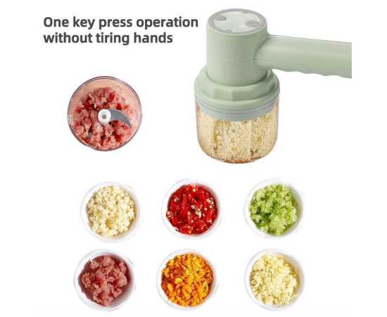 Electric Hand Mixer 2 In 1 Mini Food Chopper Whisk Egg Beater
