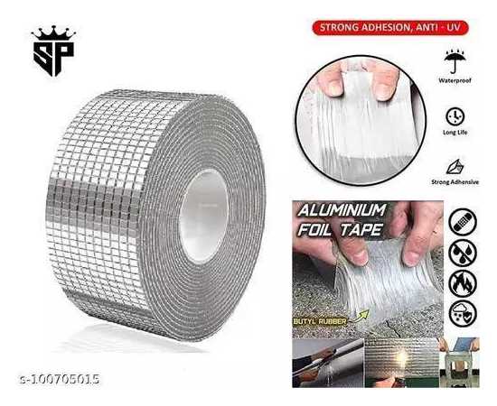 SP Dealz Water Proof  Butyl Rubber Aluminum Foil Tape