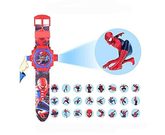 Spider-Man Projector Light Watch For Kids
