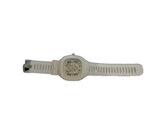 Stylish Square Dial White Straps Watch for For Kids