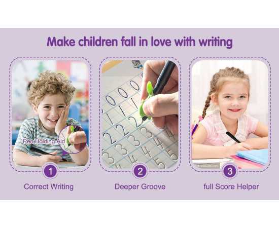 Magic Practice Copybook For Montessori Children - 4 Books+10 Ink RefillMagic Practice Copybook For Montessori Children - 4 Books+10 Ink Refill