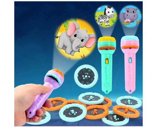 Projector Flashlight Educational Gift For kids