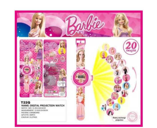 Barbie Projector Light Watch For Kids