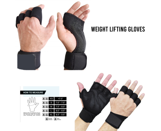 Gym Weight lifting gloves - 1 Pair Gym Weight lifting gloves - 1 Pair