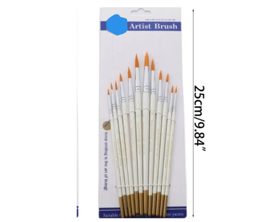 Professional Art 12 PCS Paint Brushes Set
