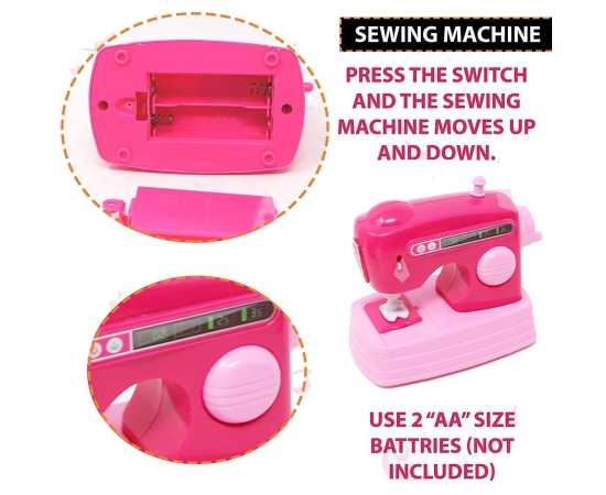 Mini Battery Operated Sewing Machine Toy for kids