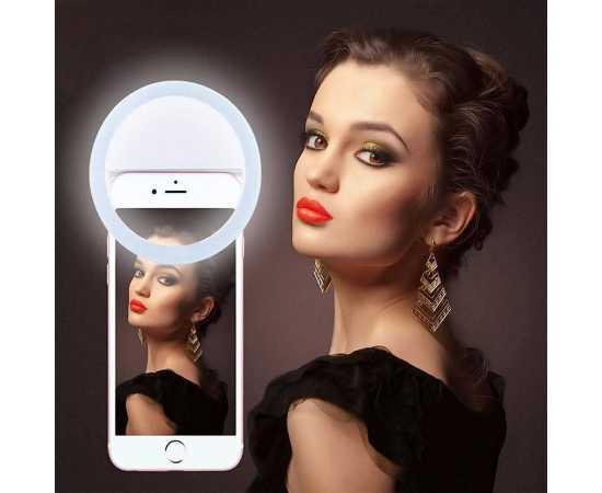 Ring Light Rechargeable With Led Camera Photography Flash Light