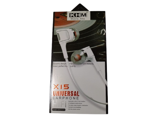KHM X15 Universal Deep Bass Earphone KHM X15 Universal Deep Bass Earphone
