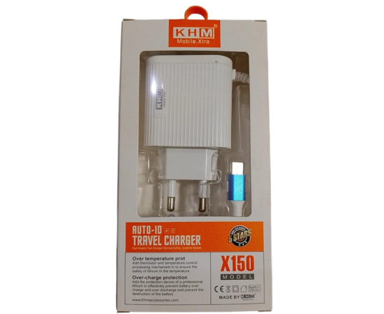 KHM X150 Type-C Travel Charger With 3 Ports