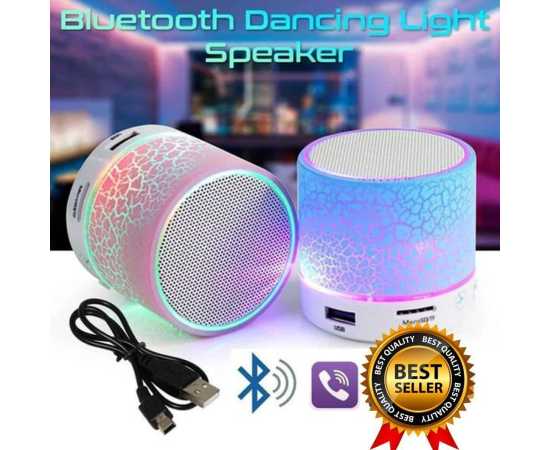 Mini Portable Bluetooth & Rechargeable Speaker With Light
