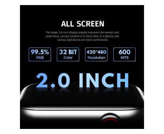 S8 Pro Max Bluetooth Smart Watch - Black