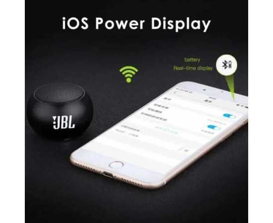 Jbl M3 Mini Portable And Rechargeable Speaker With Charging Cable