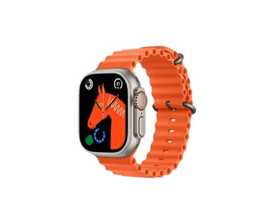 Mt8 Ultra Bluetooth Smart Watch With Apple Logo