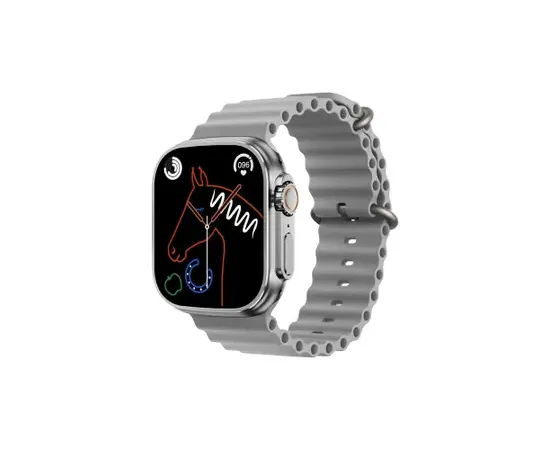 Mt8 Ultra Bluetooth Smart Watch With Apple Logo