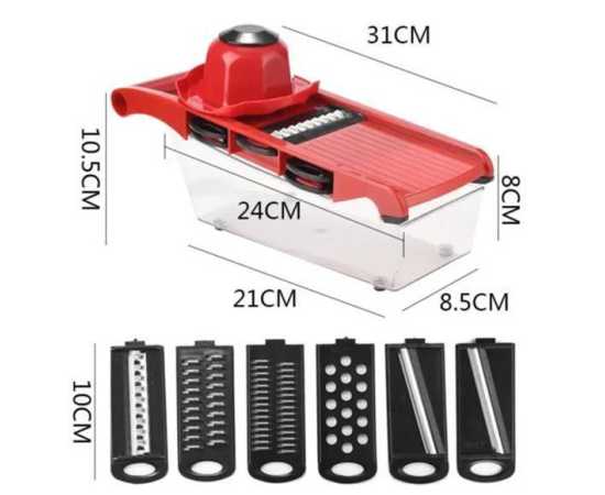 10 In 1 Mandoline Slicer Fruits Cutter And Vegetables Slicer