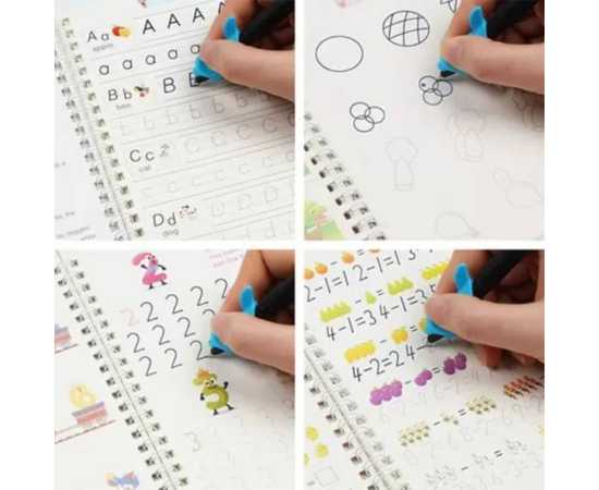 Pack Of 4 - Sank Calligraphy Magic Book Books