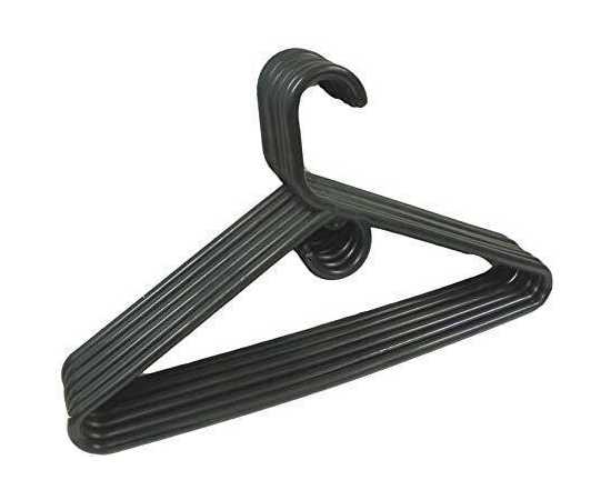 Plastic Hanger For Clothes - Pack Of 6