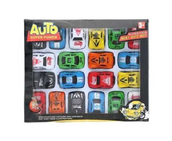 Pull Back Mini Car Set Toy - Pack of 20 PCS