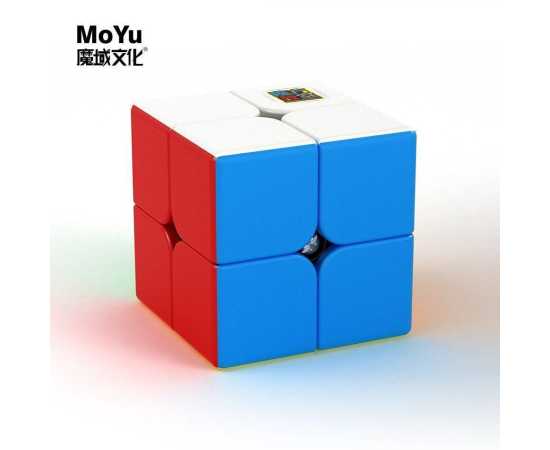 Bundle of 4 Moyu Meilong Rubik's Sticker less