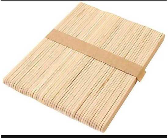 Pack Of 150 Wooden Popsicle Sticks Length - 4.5 Inches