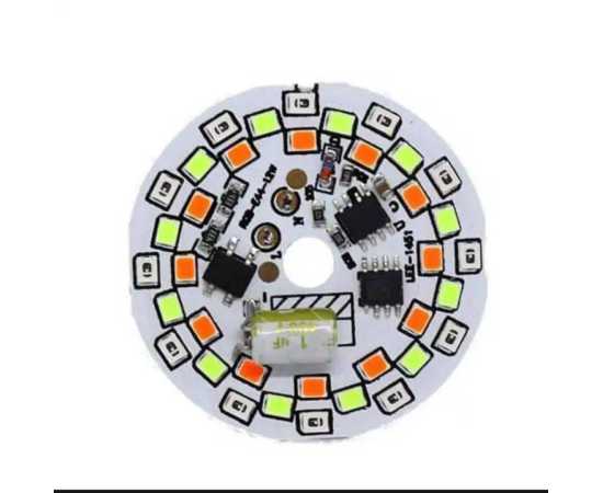 (Pack Of 2) Rgb 12W Led Chip 220V Led Bulb Raw Material