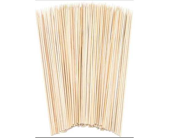 Wooden Bamboo Shashlik Bbq Sticks 85 Pcs - 10 Inch