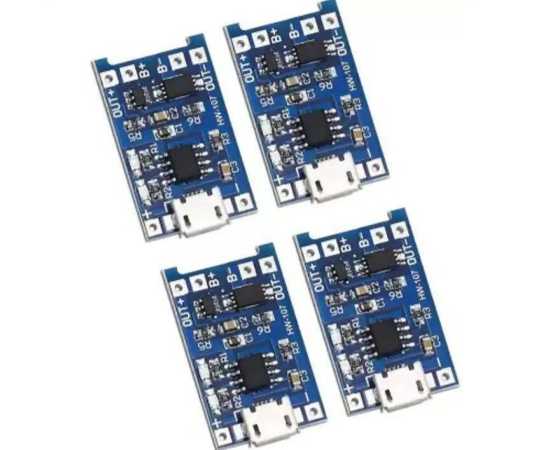 4Pcs Tp4056 1A Lion Battery Charging Board Micro USB