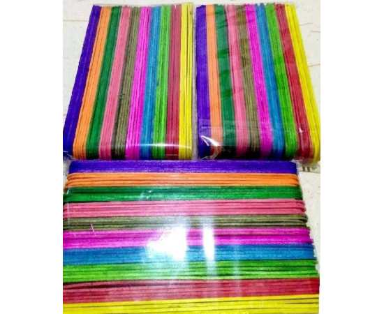 Pack Of 150 Wooden Popsicle Sticks Length - 4.5 Inches