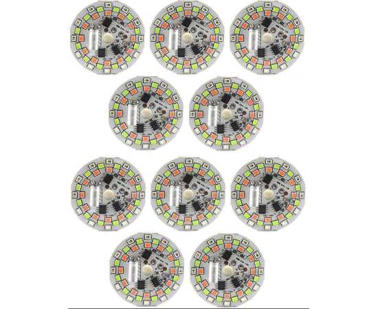 (Pack Of 2) Rgb 12W Led Chip 220V Led Bulb Raw Material