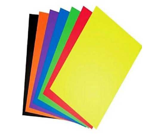 Multicolour Paper 100 Sheets Colour Full A4 Size
