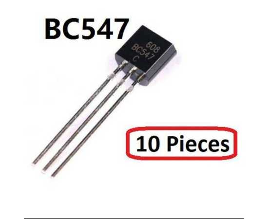 10 Pcs- Bc547 Npn Transistor