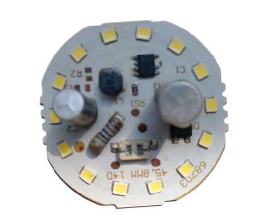 (Pac Of 5) 12W Led Flash Light Chip 220V