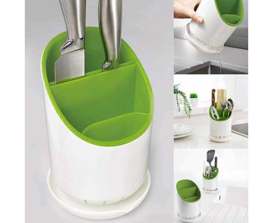 Kitchen Home Dry Cutlery Holder Strainer DrainerKitchen Home Dry Cutlery Holder Strainer Drainer