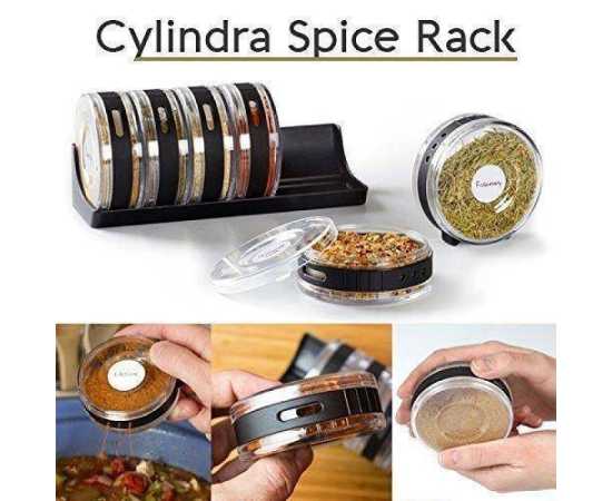 Agm Set Of 6 Cylinder Spices Rack