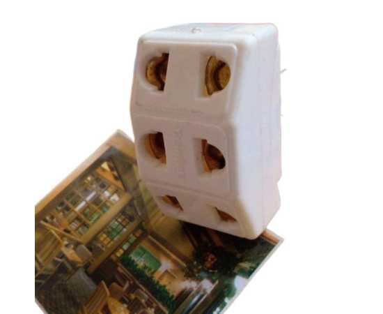 (Pack Of 2) 3 In 1Classic Multi Plug