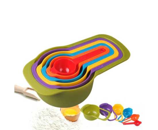 Measuring Cup And Spoon - Set 6 PCS
