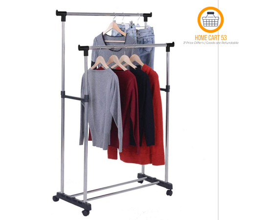 Double Pole Cloth Stand