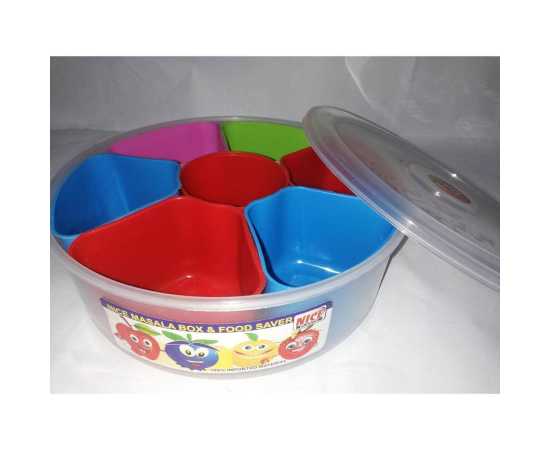 Masala & Dry Fruit Box With Mini Removable Bowls