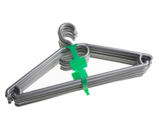 Clothe Plastic Hangers - Pack of 12