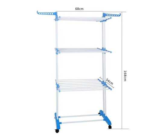 Three Layers Spray Painted Cloth Hanging Stand