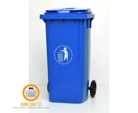 120 Liter Dustbin With Wheel - 1 Piece