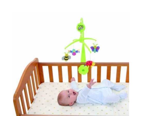 Giraffe Stand Musical Sound Rattle Cot