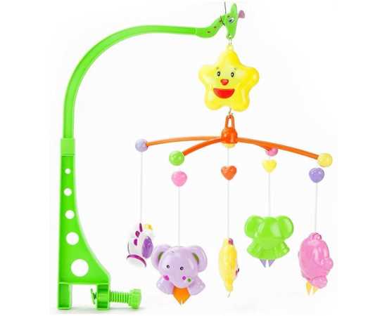 Giraffe Stand Musical Sound Rattle Cot