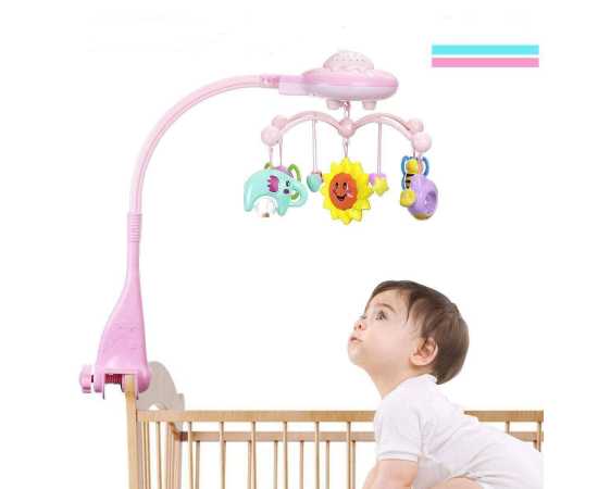 Giraffe Stand Musical Sound Rattle Cot