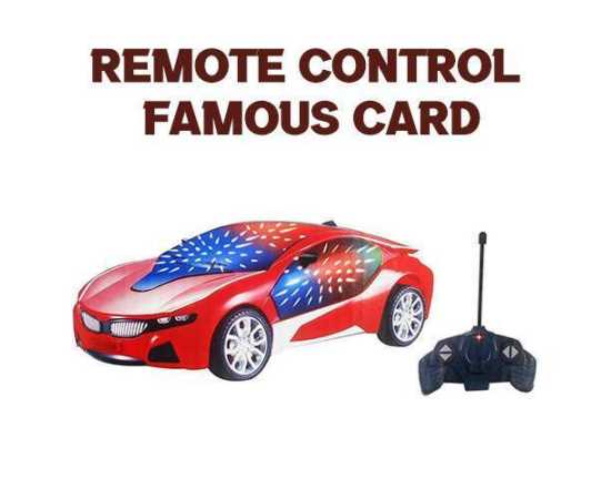 3D Famous Car 4 Channel Remote Control Cars Toy