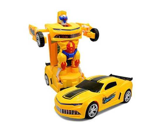 Battery Operated Automatic Robot Transform Car Toy