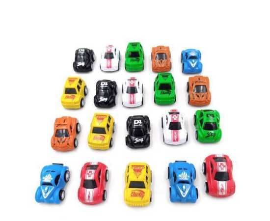 Pull Back Mini Car Set Toy - Pack of 20 PCS