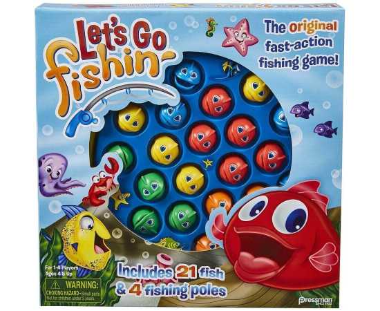 Fishing Game Toy Set with Rotating Board