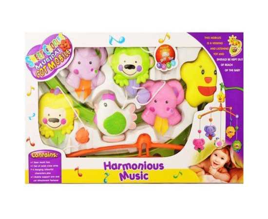 Giraffe Stand Musical Sound Rattle Cot